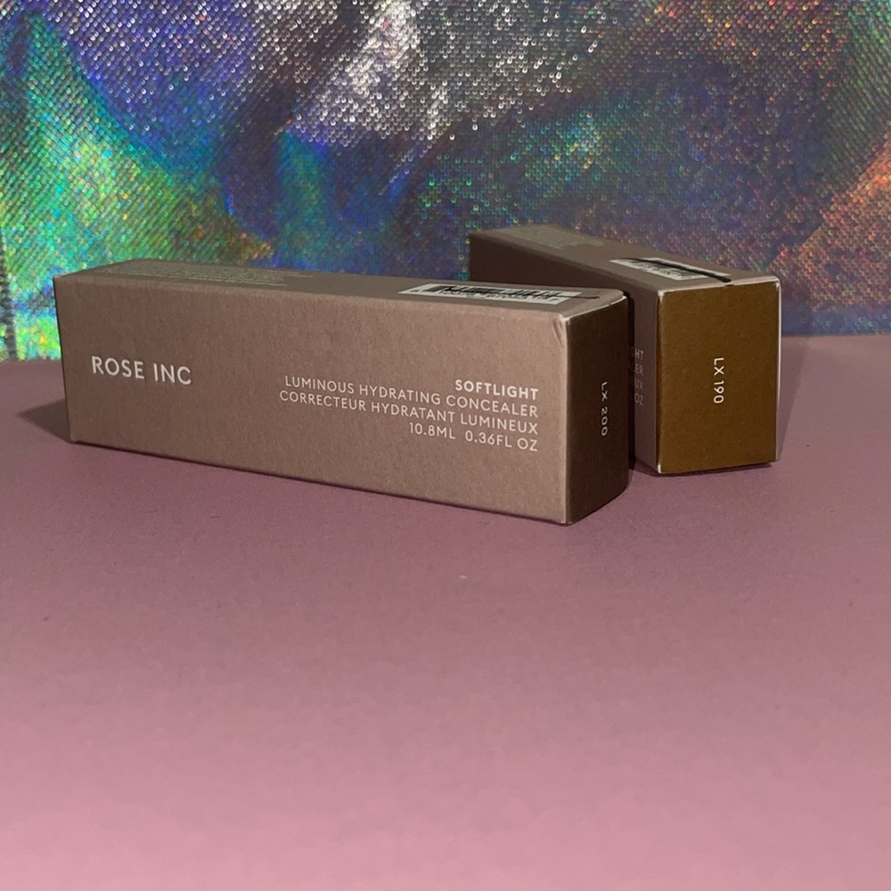 Rose Inc. Softlight. luminous, hydrating concealer.
